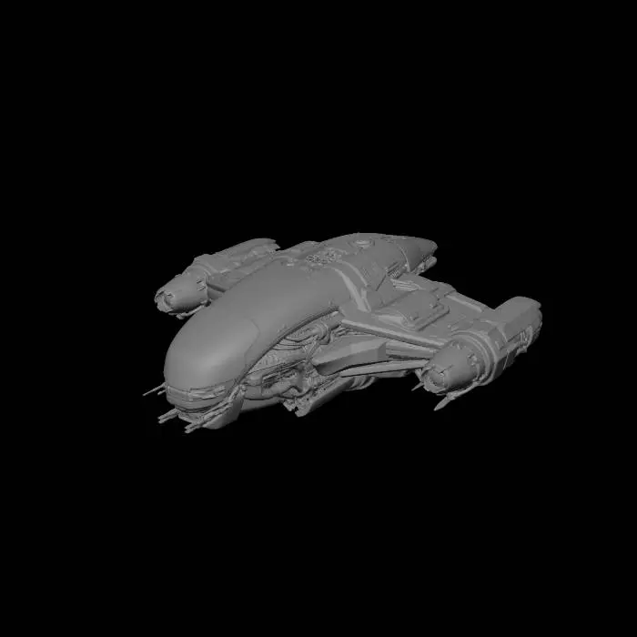 3D model for 실사 느낌의 소형 우주선, 프레데터·에일리언·스타워즈 분위기의 다크 SF 디자인
스크래치, 전투 흔적, 그을린 금속 재질, 낡은 디테일
붉거나 푸른 엔진 플라즈마 빛
패널, 볼트, 배관, 장갑 플레이트가 디테일하게 표현된 하드서피스 구조
,흰색 배경,
초고퀄리티 포토리얼, AAA 영화 소품 느낌, 언리얼엔진5 스타일, 레이트레이싱, 8K