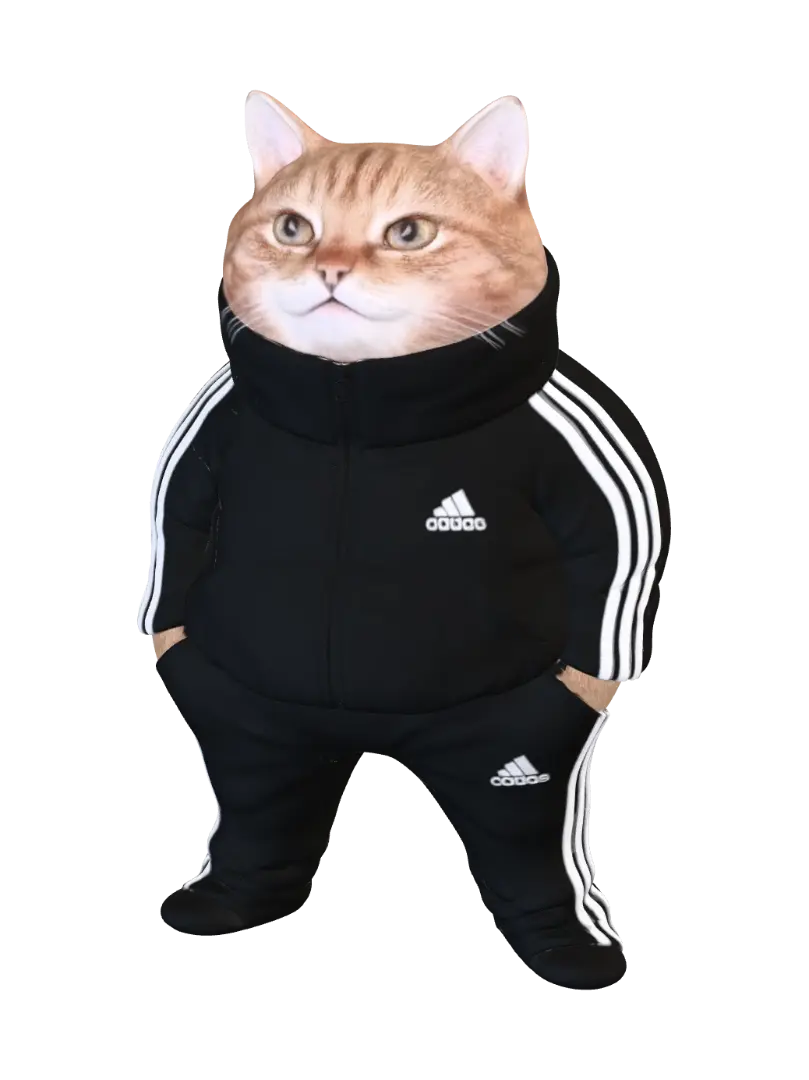 Slavic cat - Track 3D model, vytvořený pomocí AI