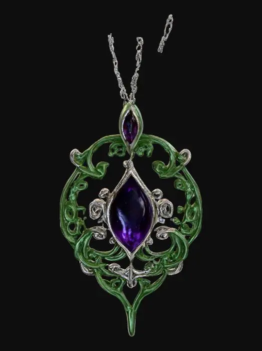 3D model for make a beautiful celtic elven necklace
