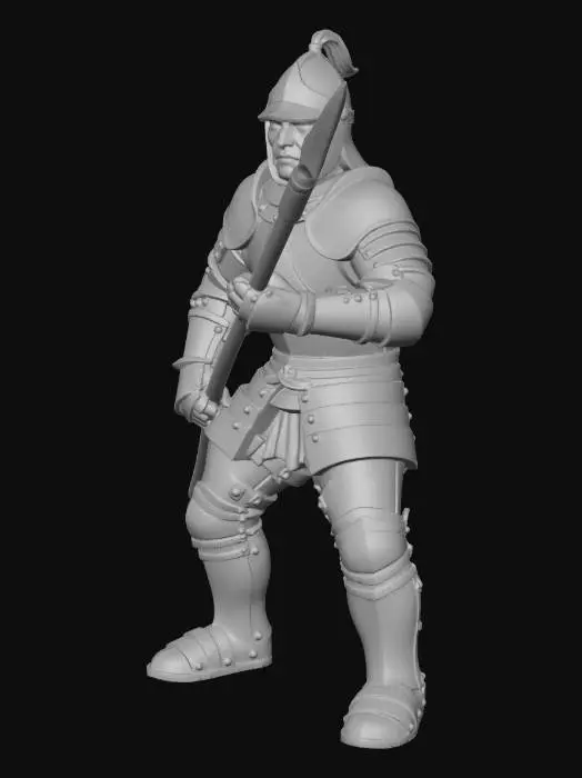 3D model for Pikeman