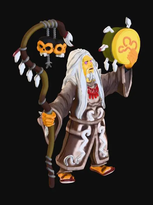 3D model for Emberbound Necromancer