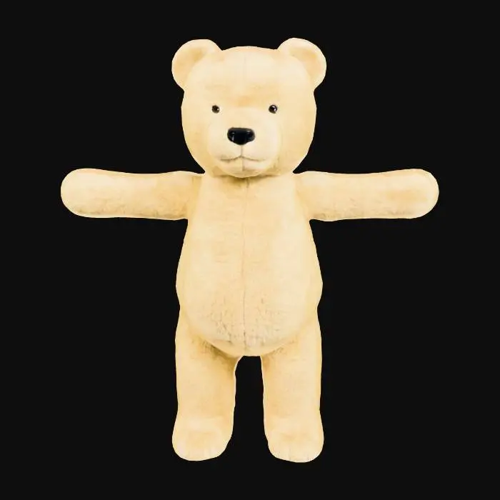 3D model for Cuddly Bear