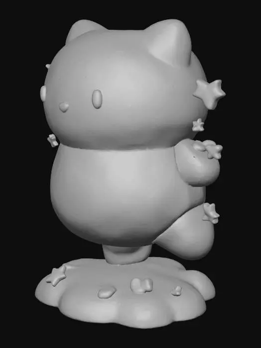 3D model for Starry Kitty Cloud