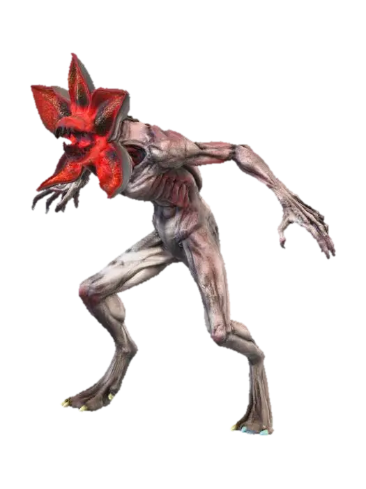 Demogorgon Creature 3D model, vytvořený pomocí AI