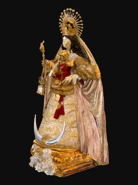 3D model for Madonna and Child Statue reme