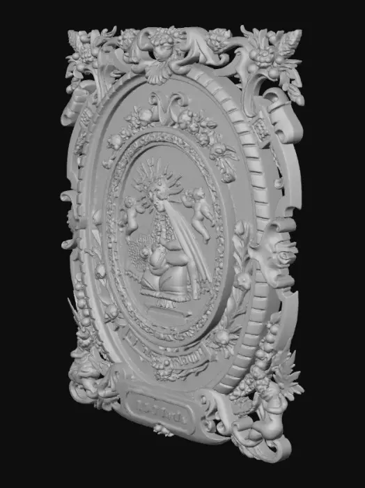 3D model for Our Lady of Africa Emblem
