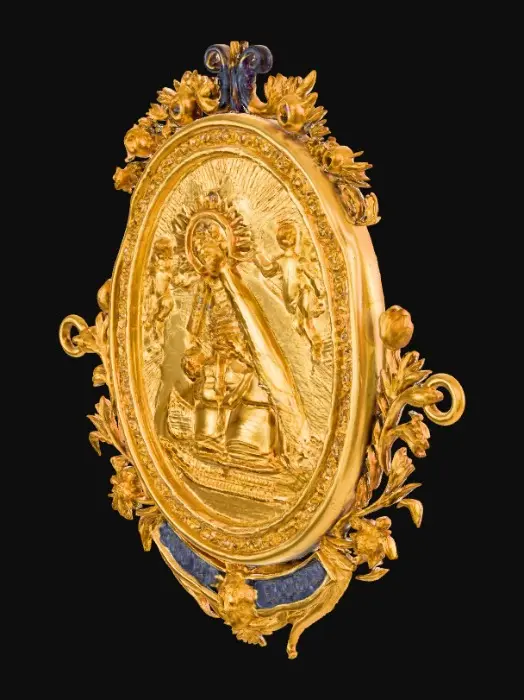 3D model for Madonna and Child Medal