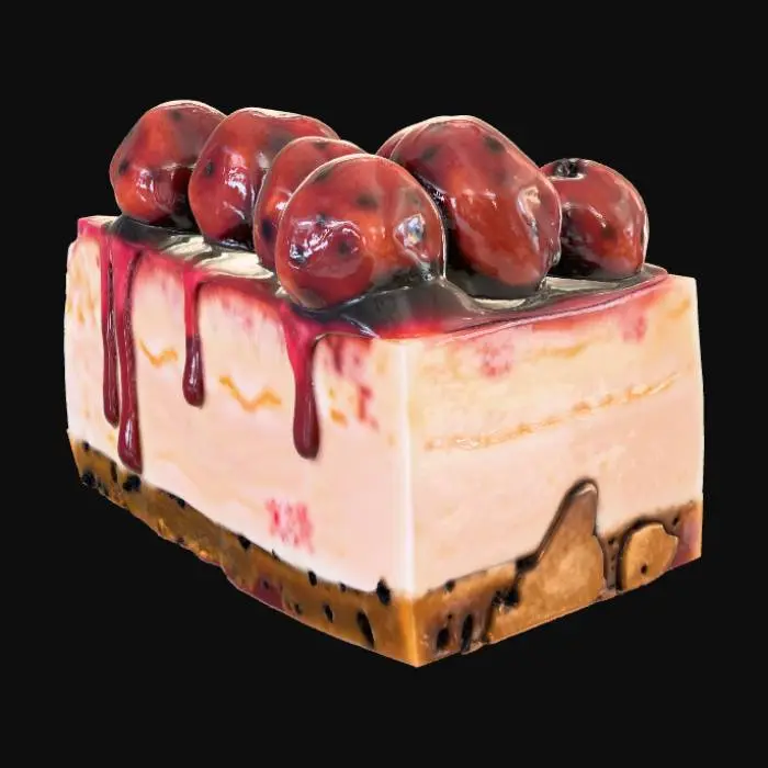 3D model for Cherry Cheesecake Delight