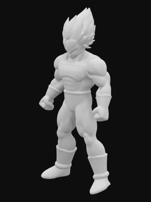 3D model for ドラゴンボール超のベジータ我儘の極意