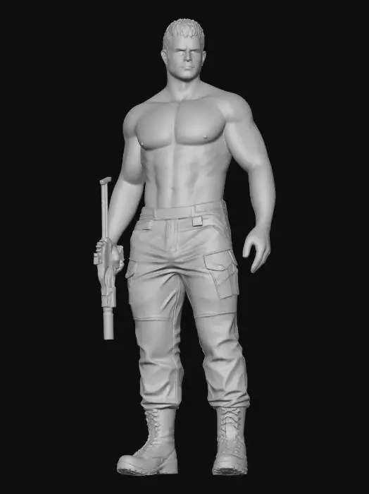 3D model for Chris Redfield Village
