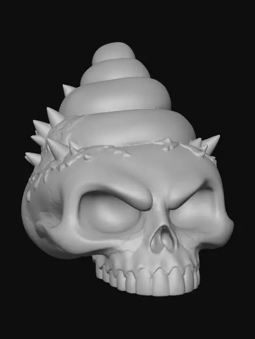 3D model for Skull Snail Fusion