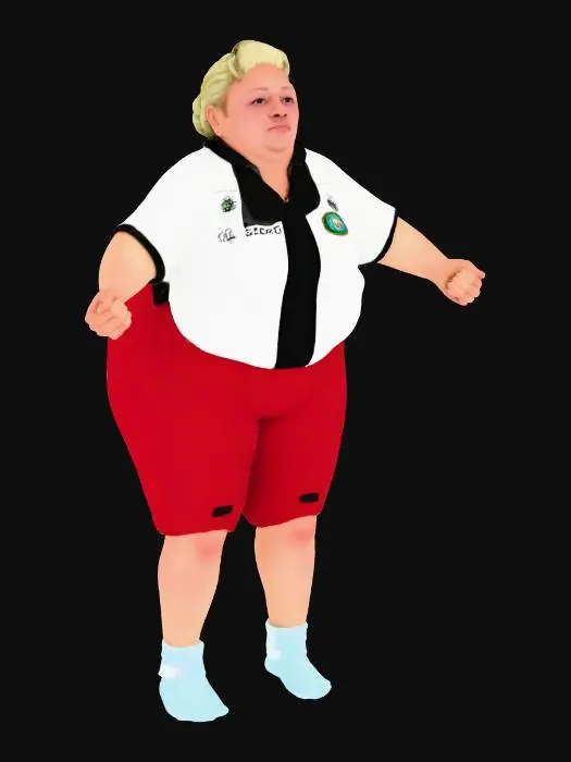 3D model for Jumper in Motion