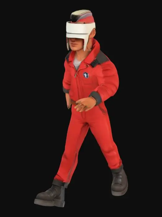 3D model for Futuristic Pilot