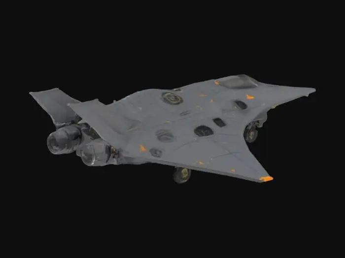 3D model for Stealth Wings bomber
