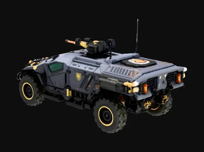 3D model for Armored Vanguard