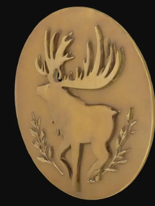 3D model for Elk Emblem, #emblem#