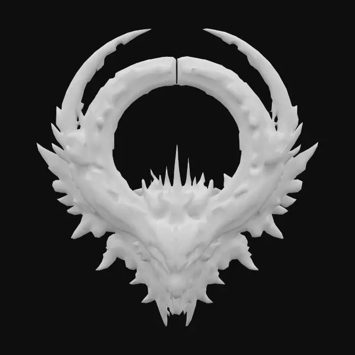 3D model for Kaiju Hunter Sigil, #emblem#