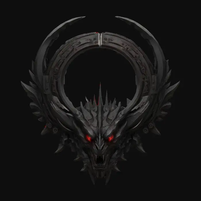 3D model for Kaiju Hunter Sigil, #emblem#