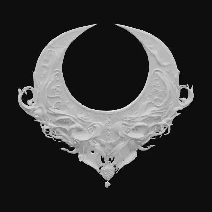 3D model for Ethereal Crescent Ornament