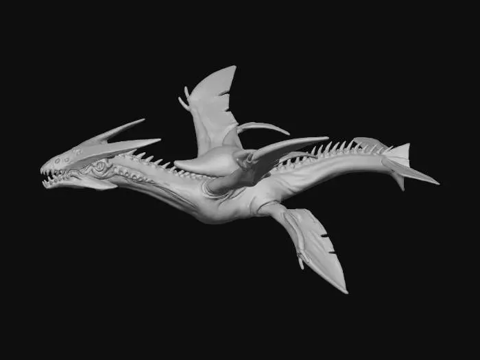 3D model for Sea Serpent