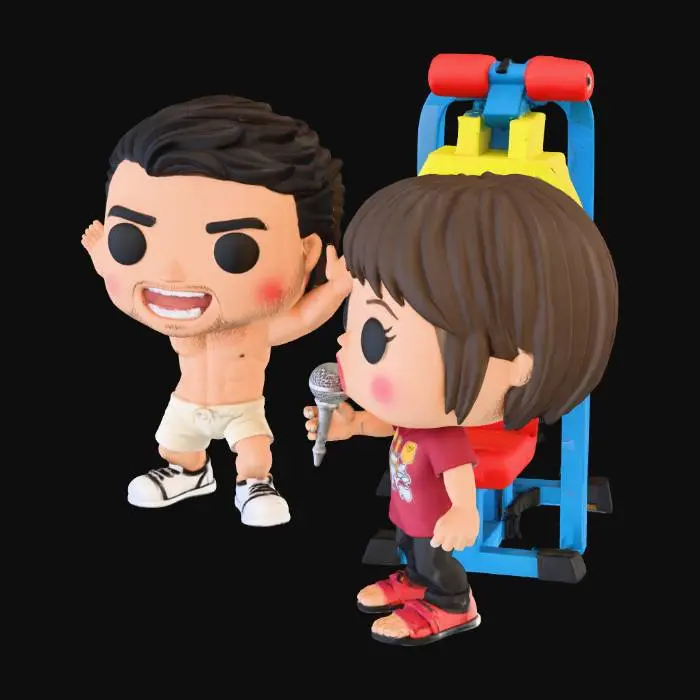 3D model for Gym Karaoke Funko Duo