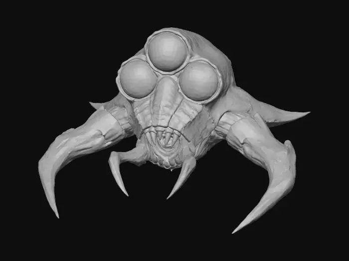 3D model for Tri-Eyed Crawler