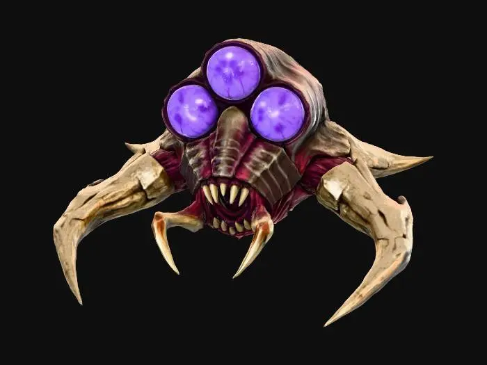 3D model for Tri-Eyed Crawler