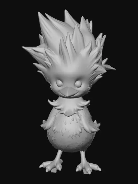 3D model for Chocobo Fluffball