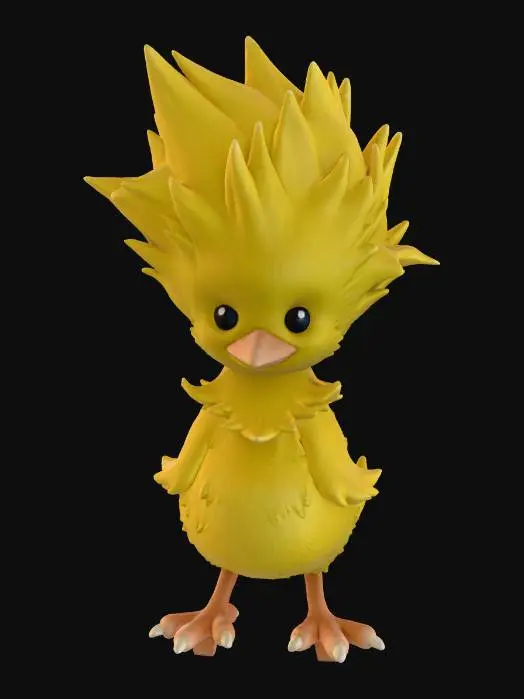 3D model for Chocobo Fluffball