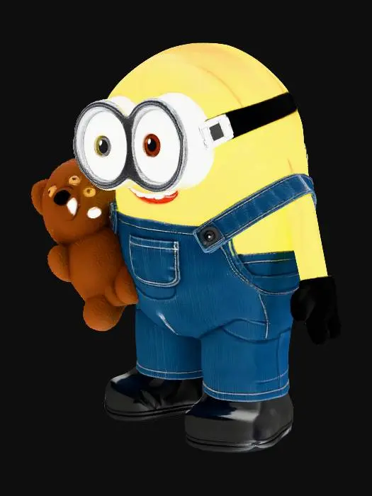 3D model for Minion with Teddy Bear