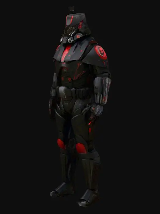 3D model for Shadow Commando Armor