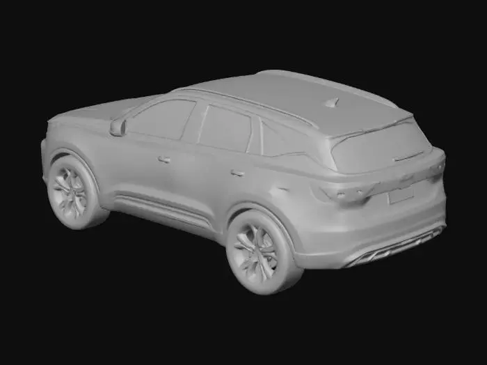 3D model for Chery Tiggo 7 Pro Black