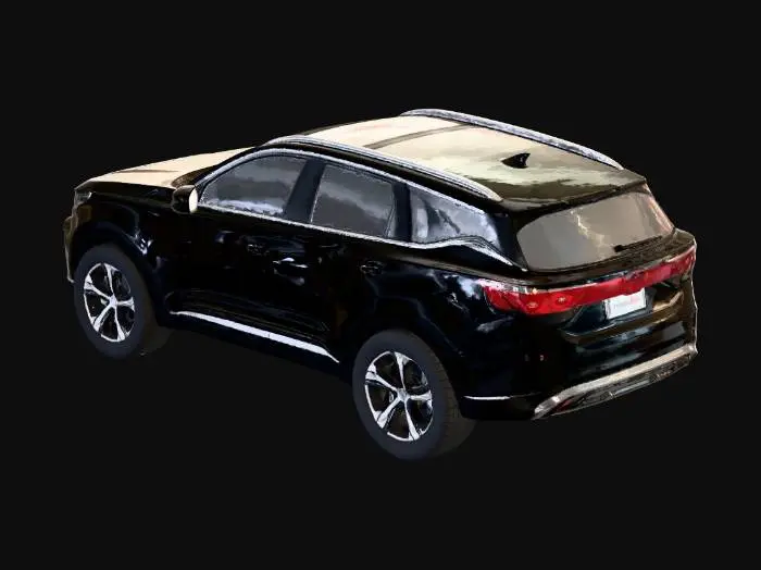 3D model for Chery Tiggo 7 Pro Black