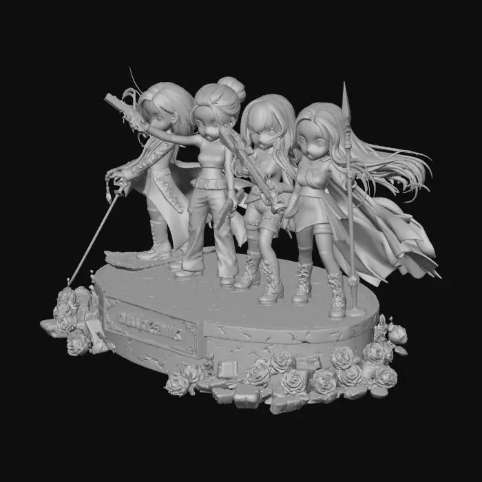 3D model for BlackPink Vanguard
