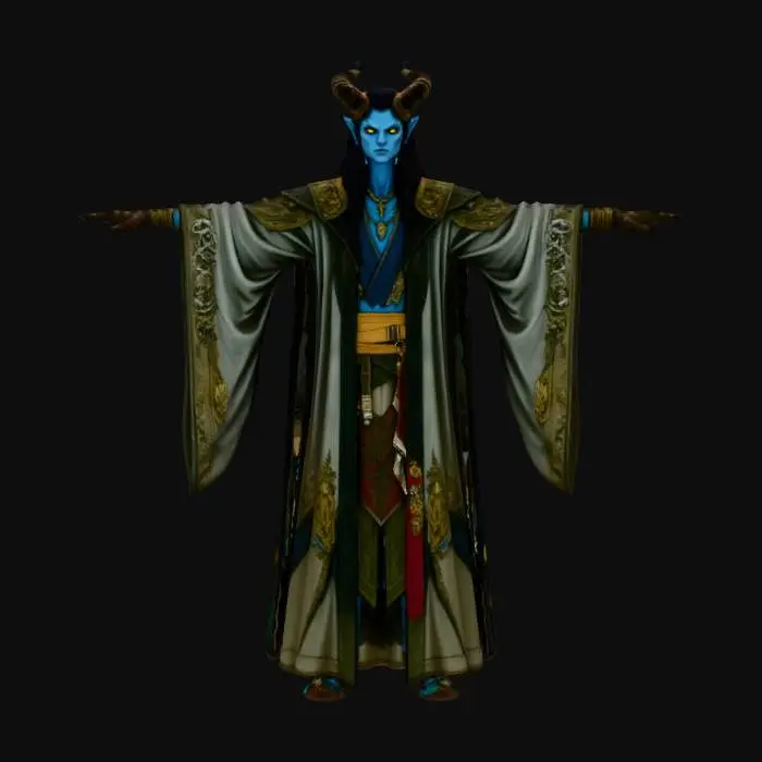 3D model for Minstrel of the Abyss