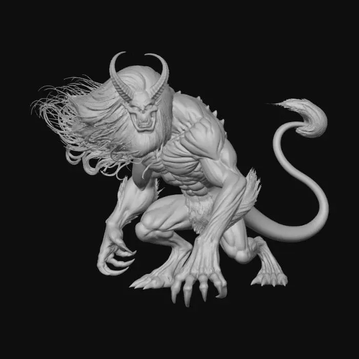 3D model for Frostbound Demon