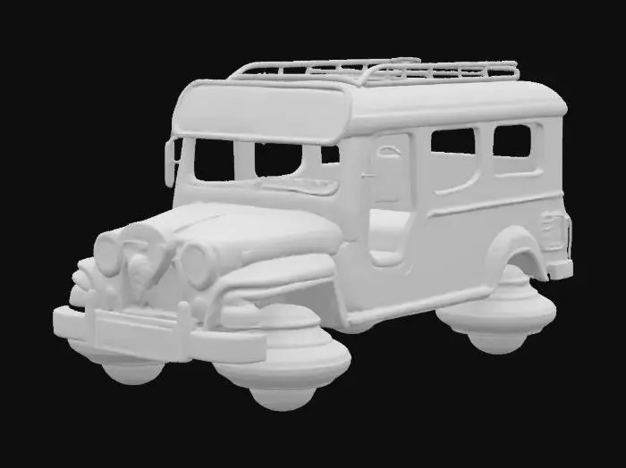 3D model for [Philippines] Futuristic Hover Jeepney , #AroundTheWorld#