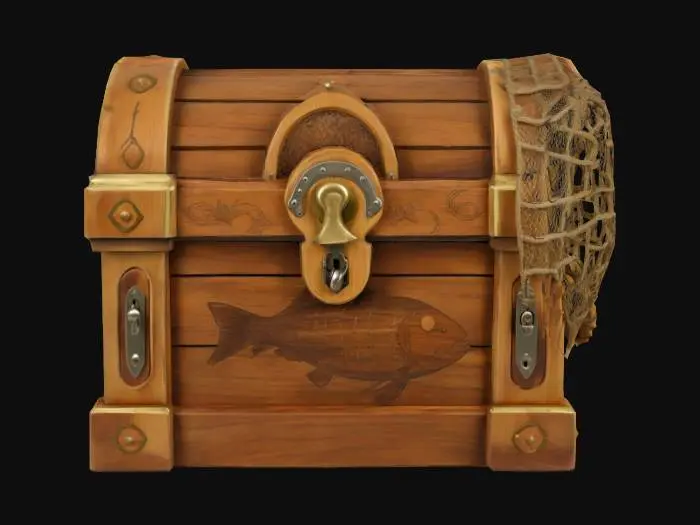 3D model for Tier 2 fishing crate