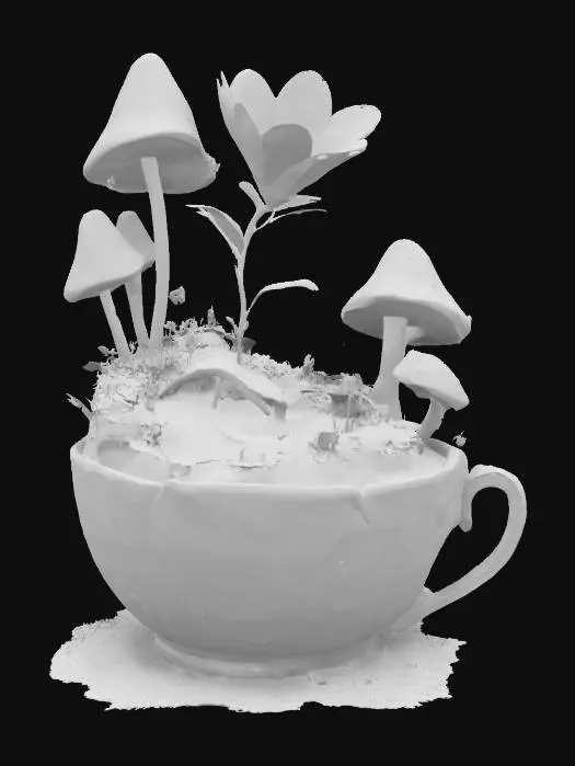 3D model for Teacup Garden, #garden#