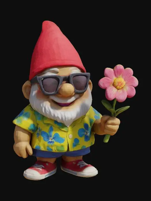 3D model for Vacation Gnome 