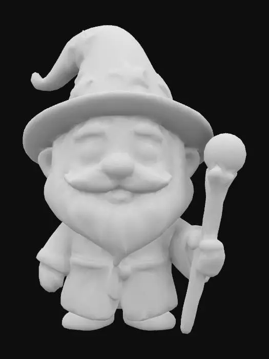 3D model for Wizard NPC