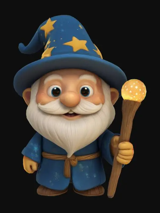 3D model for Wizard NPC
