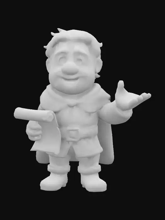 3D model for Fish Shop NPC