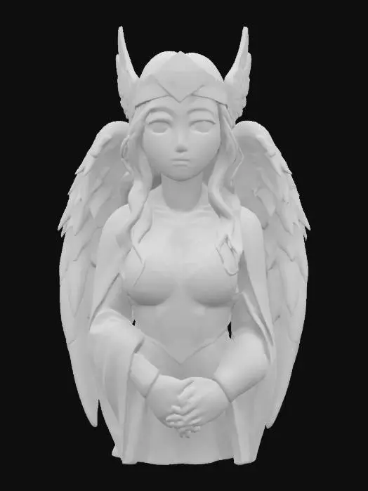 3D model for [Norway] Anime style Valkyrie , #AroundTheWorld#