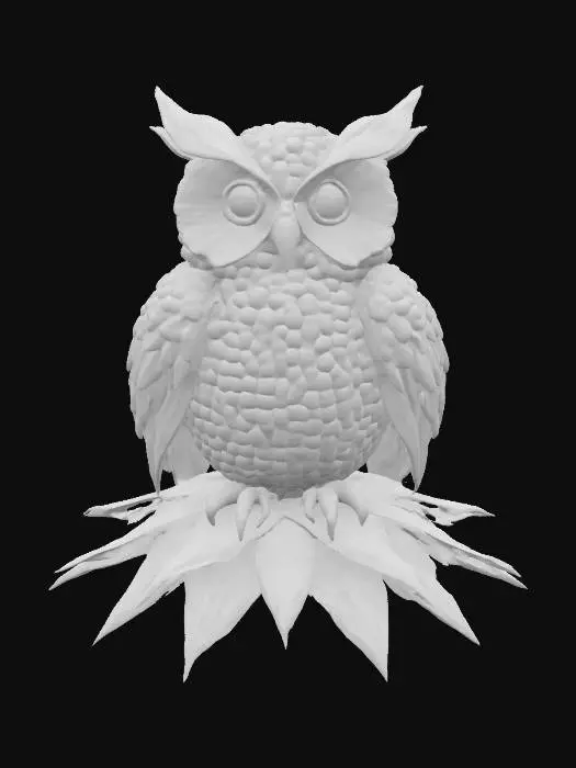 3D model for Legendary Corn Owl , #AroundTheWorld#