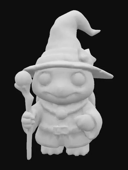 3D model for Wizard Turtle, #AroundTheWorld#