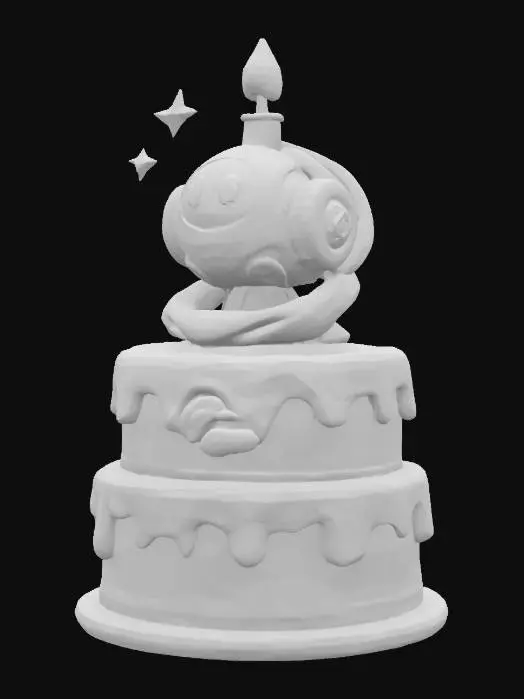 3D model for Meshy Cake , #AroundTheWorld#