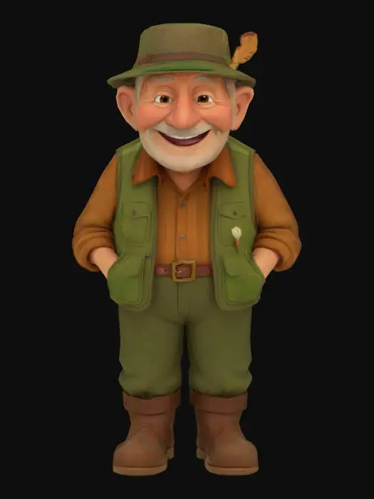 3D model for old two boot johnson