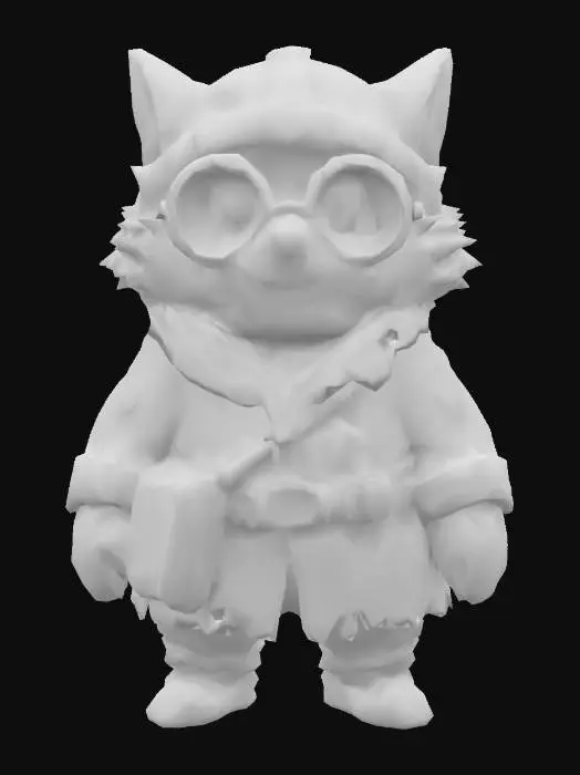 3D model for Adventurous hedgehog 