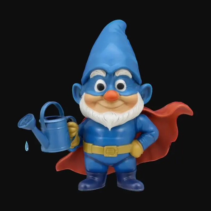 3D model for Garden Superhero Gnome